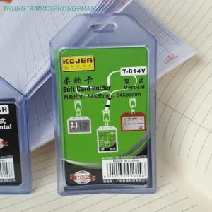 Bao thẻ tên nhựa dẻo đứng